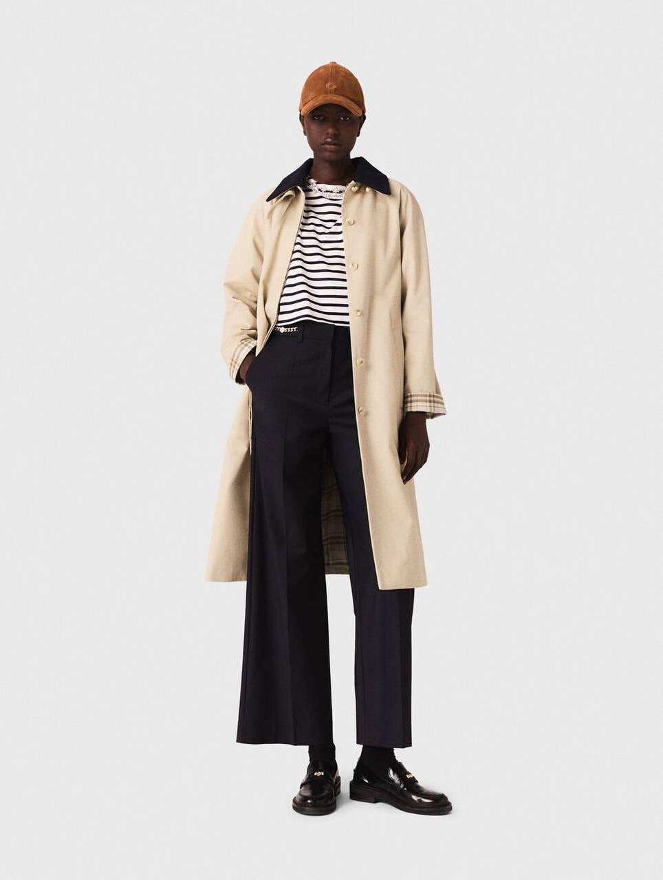 MJ Belted Cotton Trench Coat