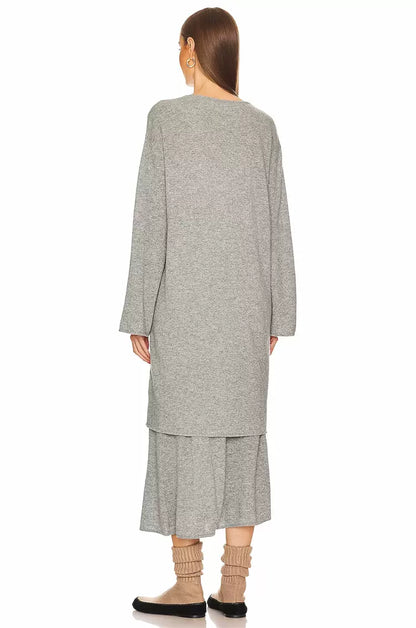 HS Einer Stretch-Cashmere Cardigan | Midi Skirt | Set