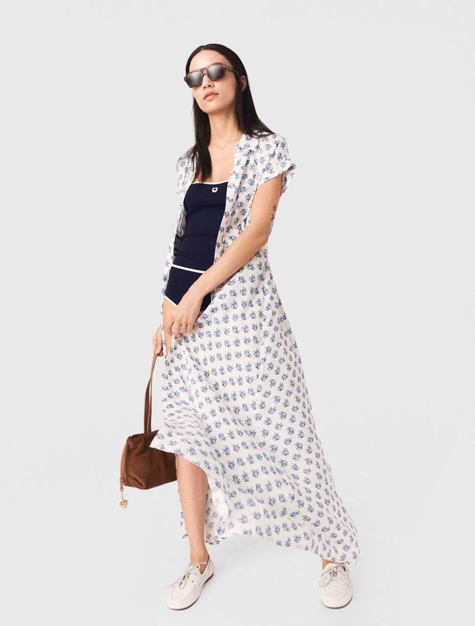 MJ Rubarsemi Jacquard Print Viscose Midi Maxi Dress