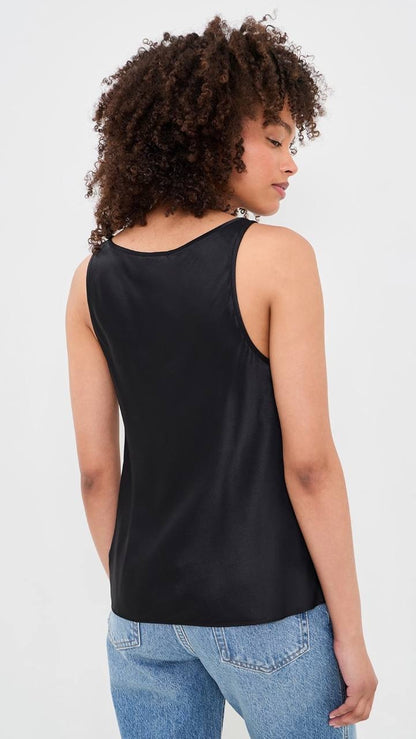 Ref Veya Silk Scoop Neck Top