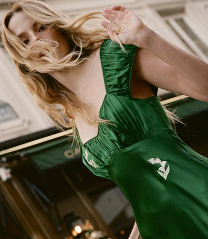 DN Gwendolyn Silk Midi Dress