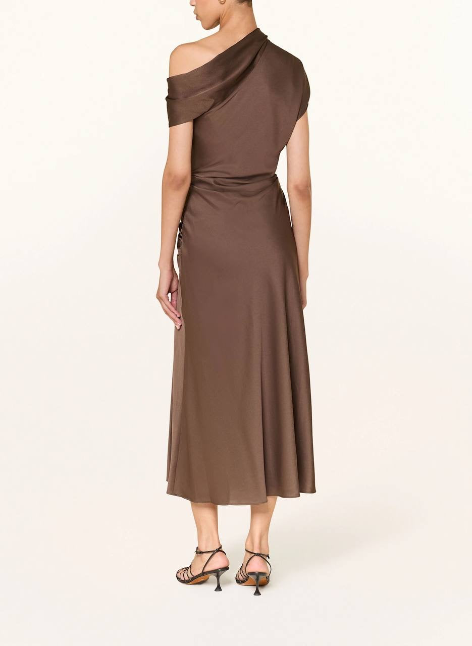 SK Joanna Satin Midi Dress