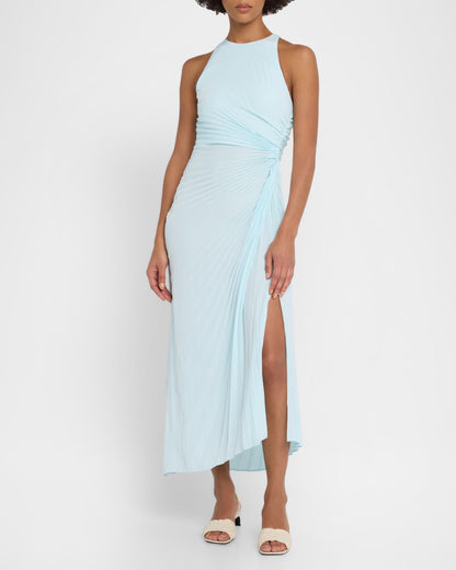 3 Colors! ALC Reagan Asymmetric Pleated Midi Dress