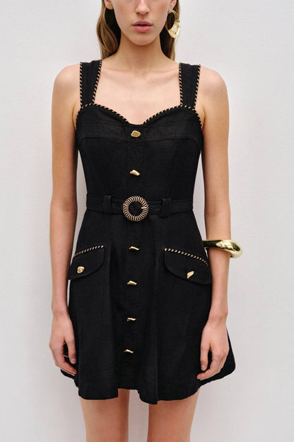 AJ Celeste Utility Mini Dress