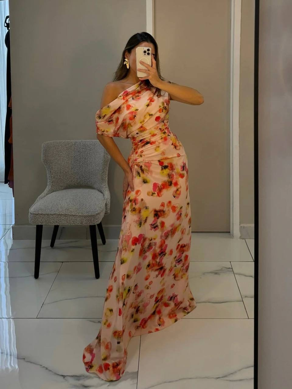 ALC Poppy Silk Maxi Dress