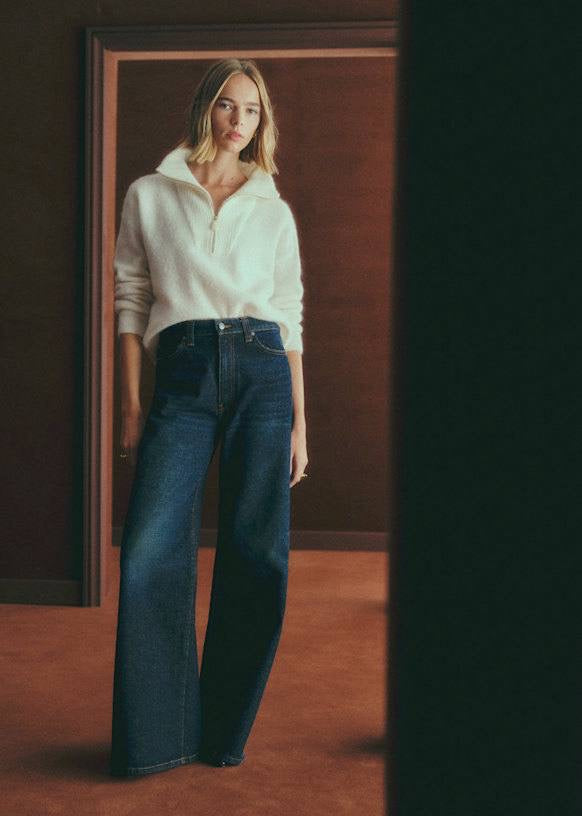 SZ Tobias Mohair-wool blend Half-zip Jumper Sweater