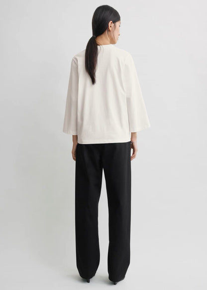 3 Colors! Tot Wide Sleeve Cotton T-shirt