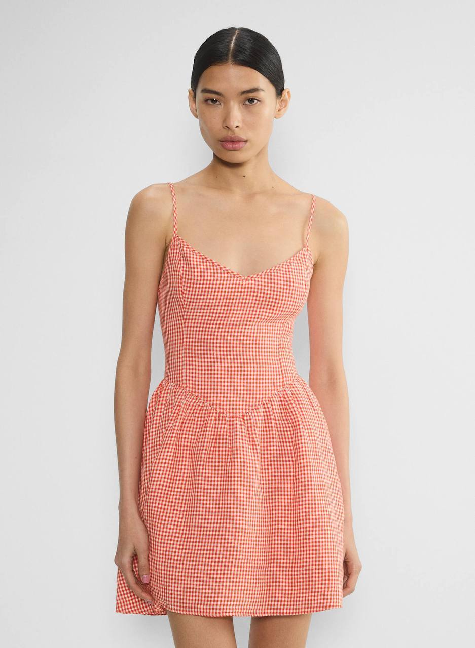 3 Colors! ARZ Influence Linen Mini Dress