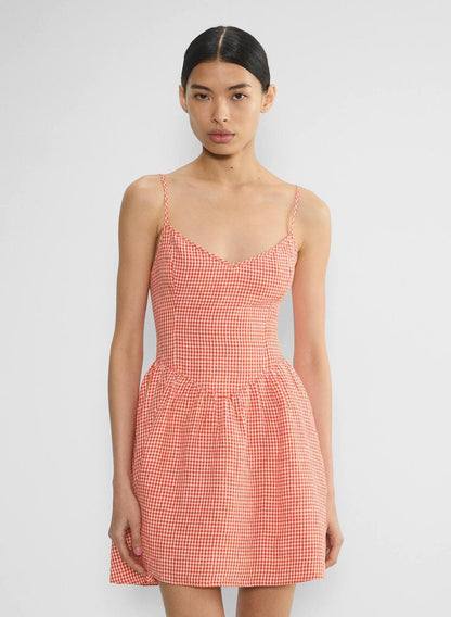3 Colors! ARZ Influence Linen Mini Dress