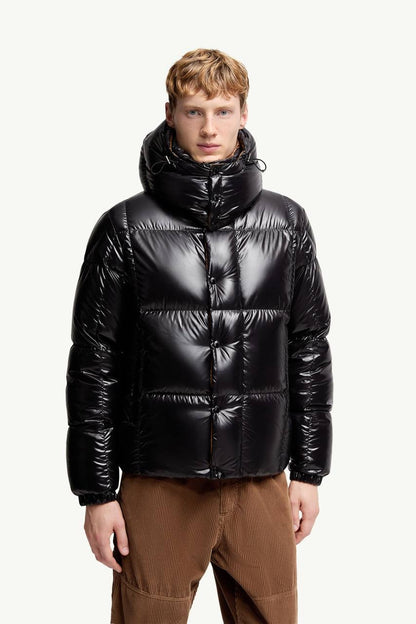 MC Men’s Parana Hooded Short Down Contrast Collar Jacket