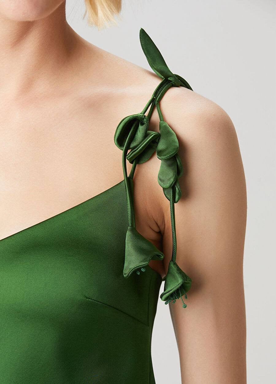 3 Colors! SP Satin Flower Mini Dress