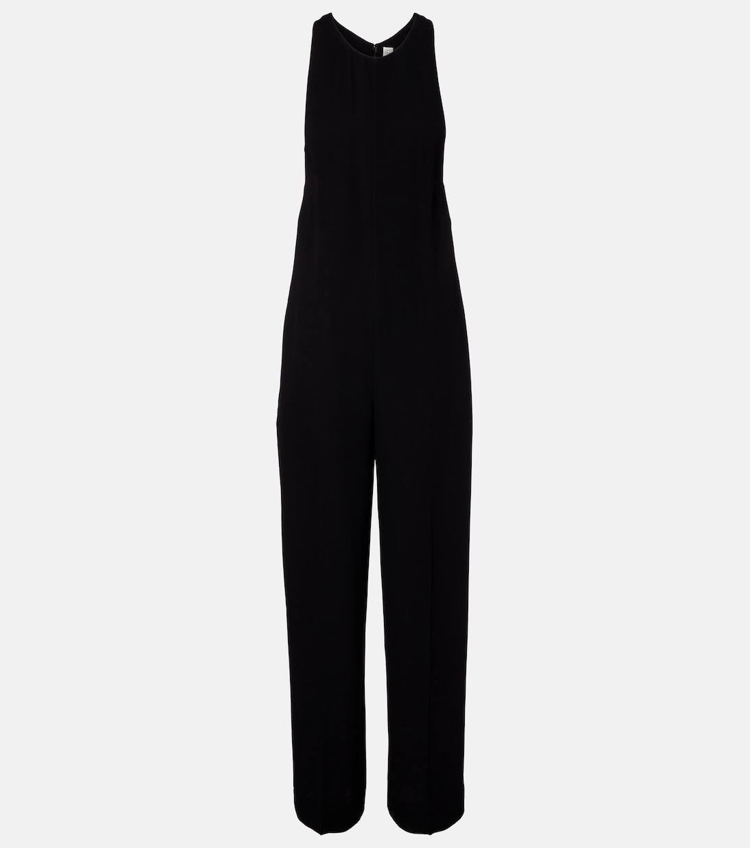 TOT Crepe Cady Viscose Racer Back Jumpsuit