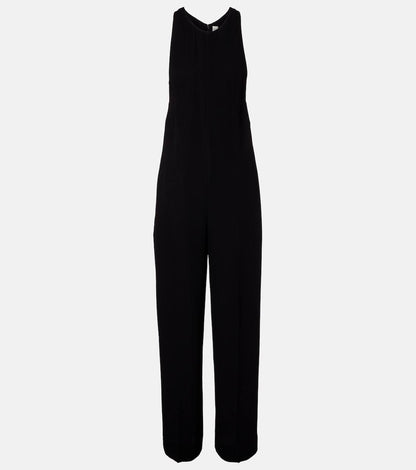 TOT Crepe Cady Viscose Racer Back Jumpsuit