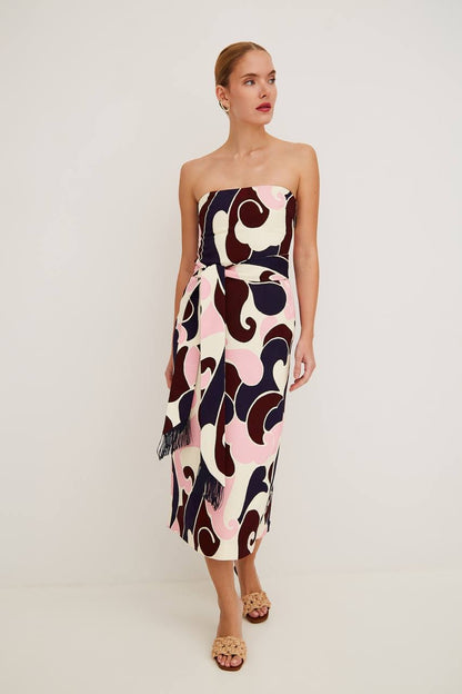 CC New Castle Viscose Midi Dress