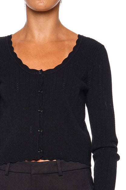LSF Martti Stretch Pointelle Cardigan