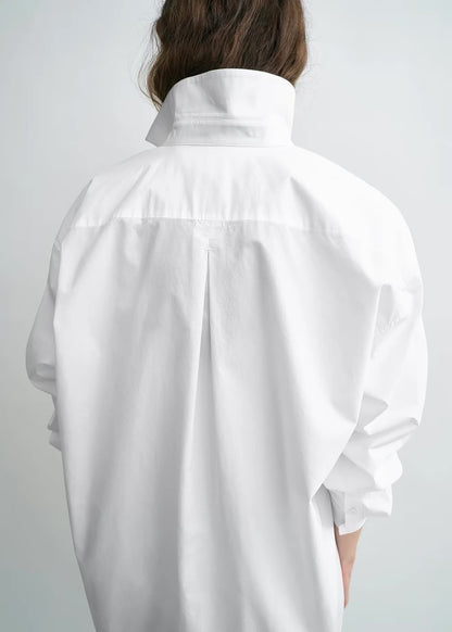 4 Colors! TOT Classic Tumbled Cotton Shirt