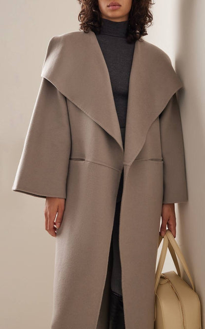 3 Colors! Tot Annecy Signature Wool-Cashmere Coat