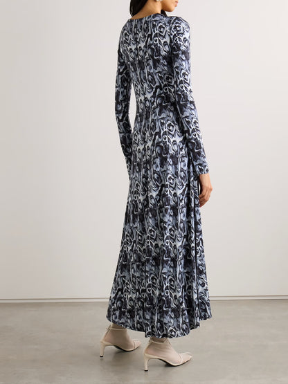 PS Atlas Printed Jersey Maxi Dress