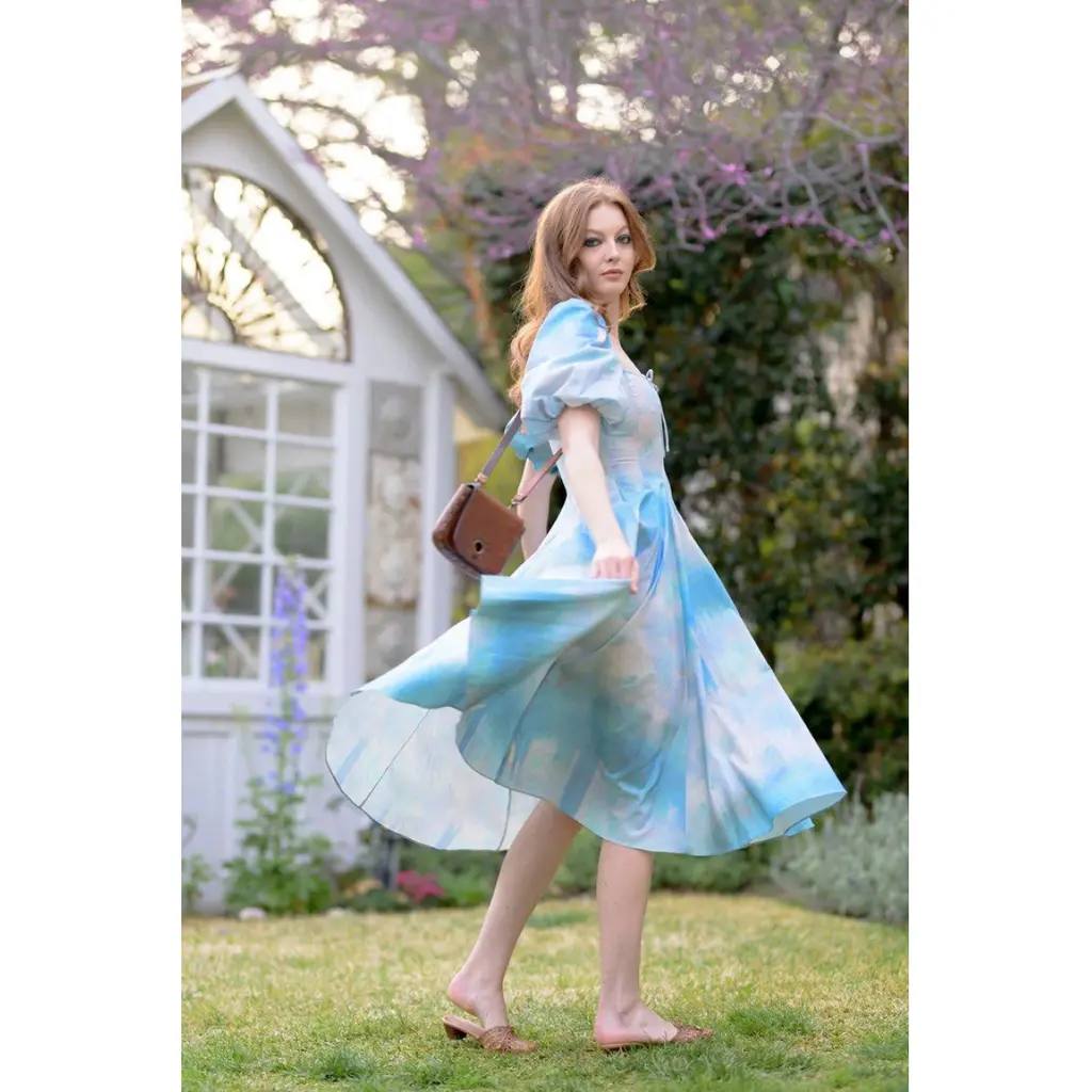 SK The Day Cotton Midi Dress