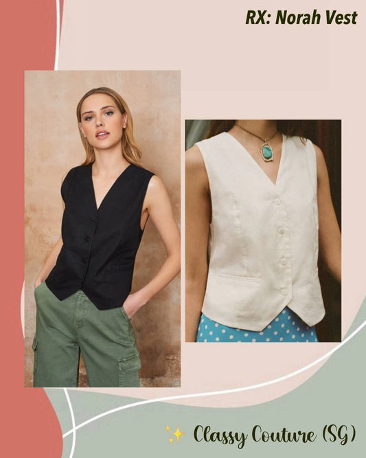 RX Norah Cotton-Linen Vest
