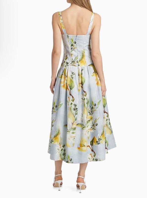 NC Makenna Drop Waist Corset Midi Dress