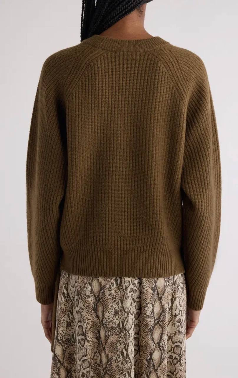 IM Noelia Whipstitch Merino Wool Sweater