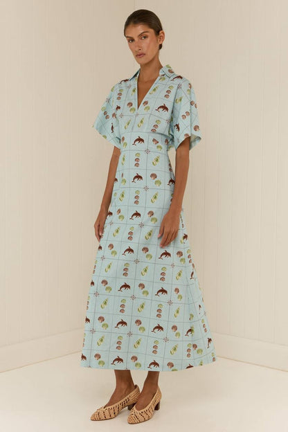 PN Jasmine Linen Midi Maxi Dress