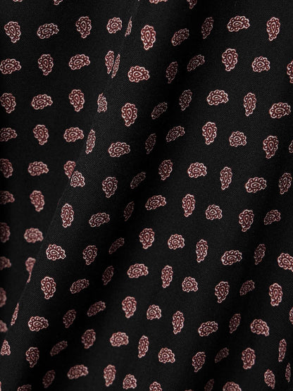 DN Juliana Silk-Viscose Long Sleeved Blouse Top