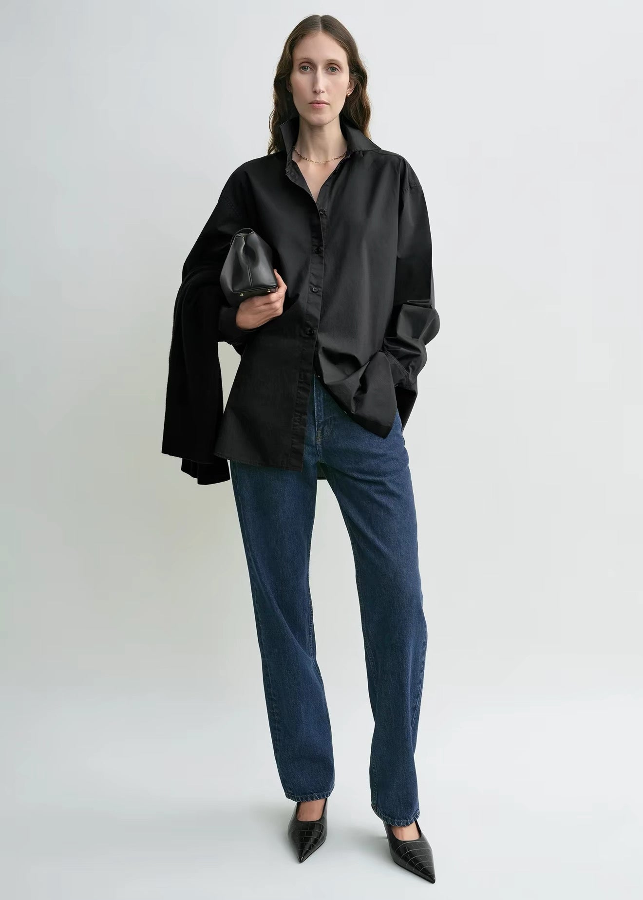 4 Colors! TOT Classic Tumbled Cotton Shirt