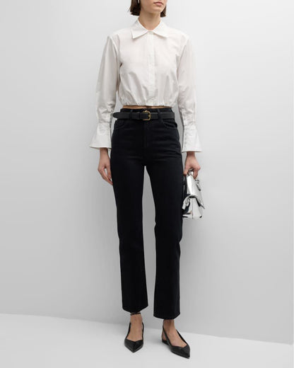 Jon Sim Blythe Poplin Button-up Top