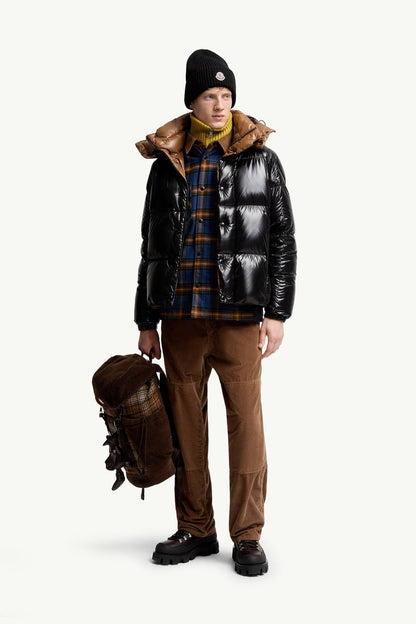 MC Men’s Parana Hooded Short Down Contrast Collar Jacket