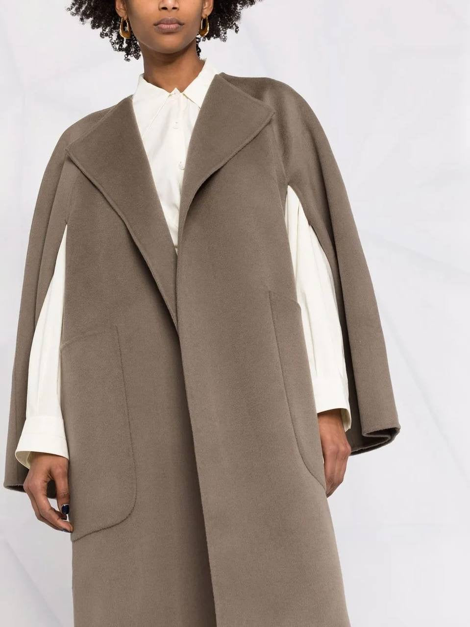 TOT Wool Doublé Cape Coat