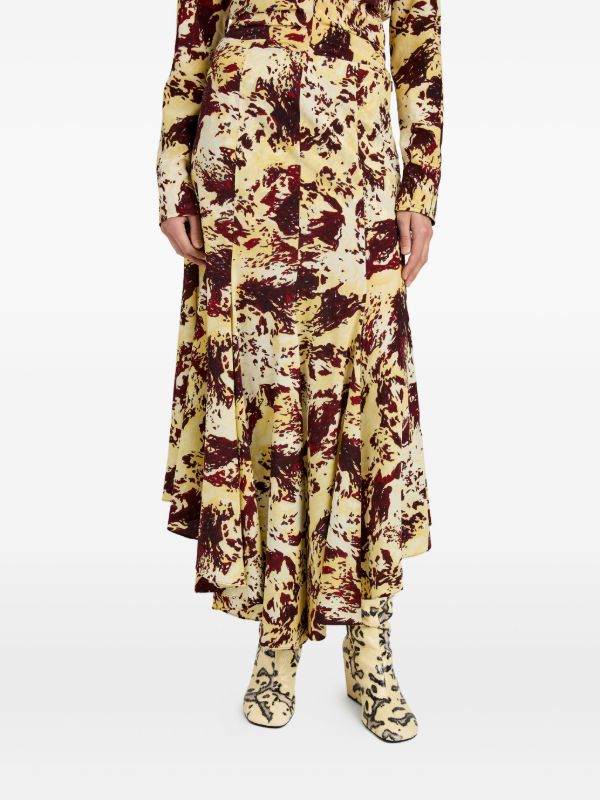 PS Adella Viscose Silk Top | Joelle Midi Skirt | Set