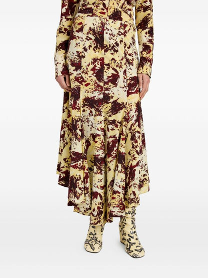 PS Adella Viscose Silk Top | Joelle Midi Skirt | Set