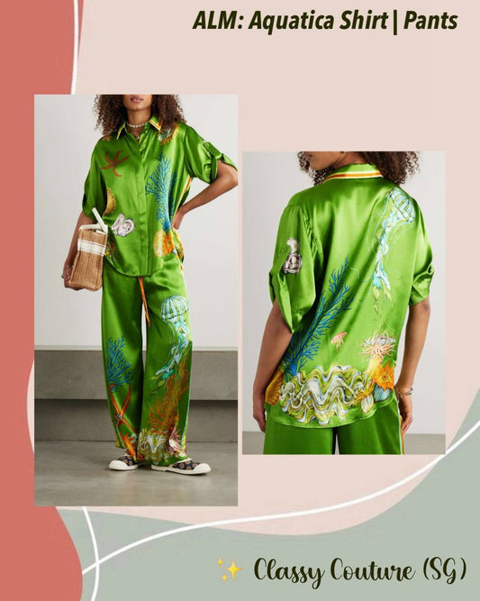 ALM Aquatica Silk Shirt | Pants | Set