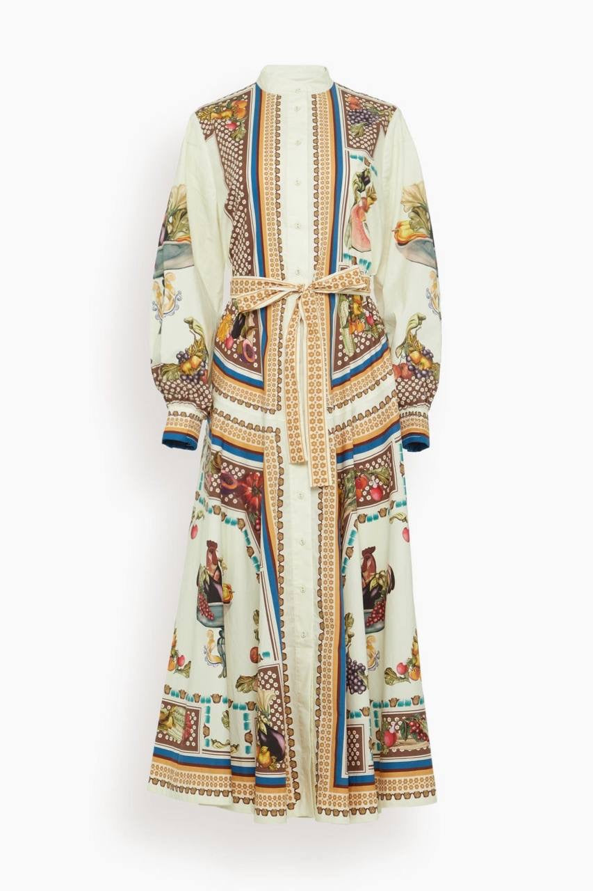 ALM Mercado Cotton Shirtdress Midi Dress