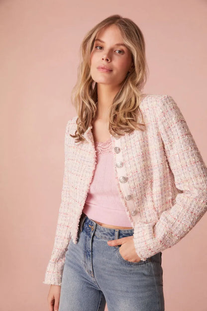 LSF Falima Tweed Cropped Jacket