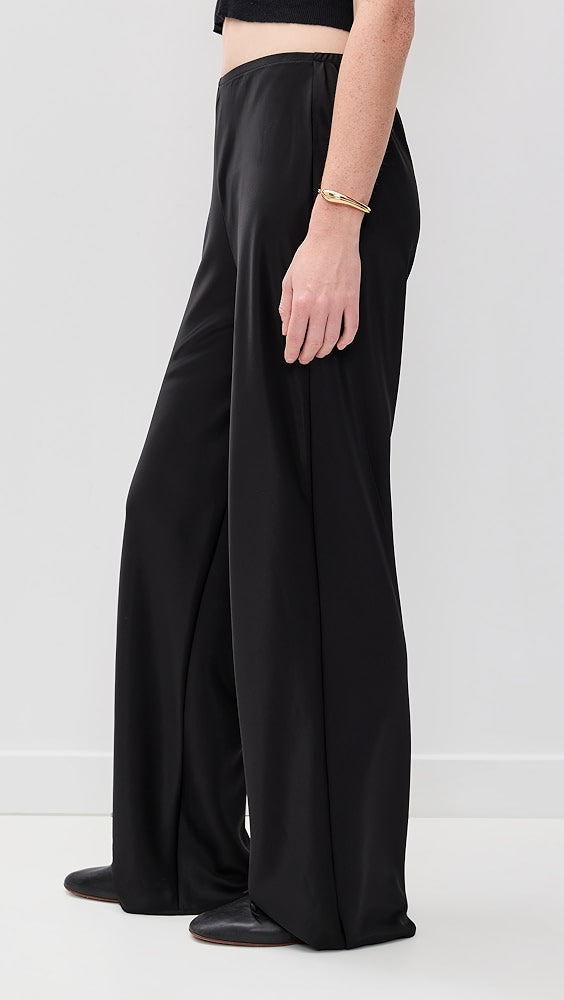 5 Colors! Ref Gale Satin Mid Rise Bias Pant