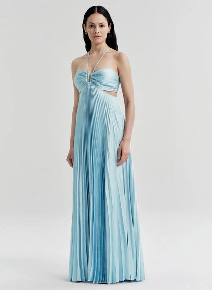 (PART 2/2) 8 Colors! ALC Moira Satin Pleated Maxi Dress