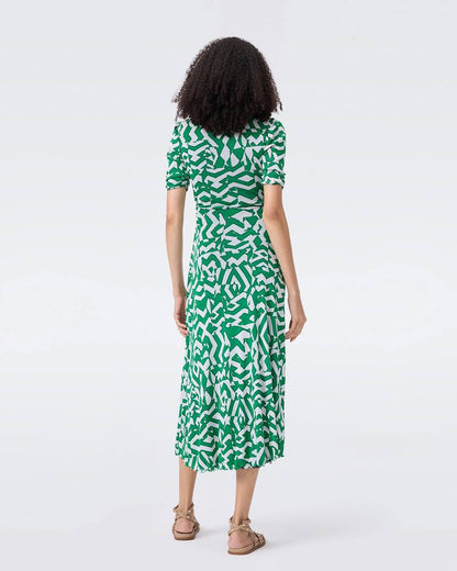 DVF Korean Reversible Midi Dress
