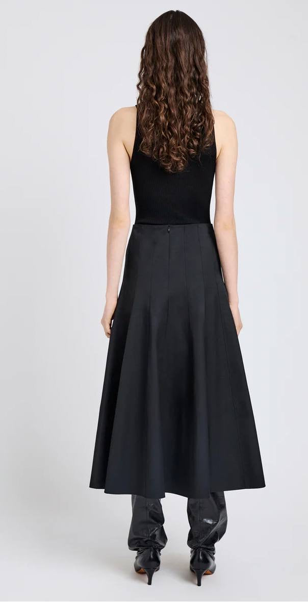 PS Heidi Tech-Cotton A-line Midi Skirt
