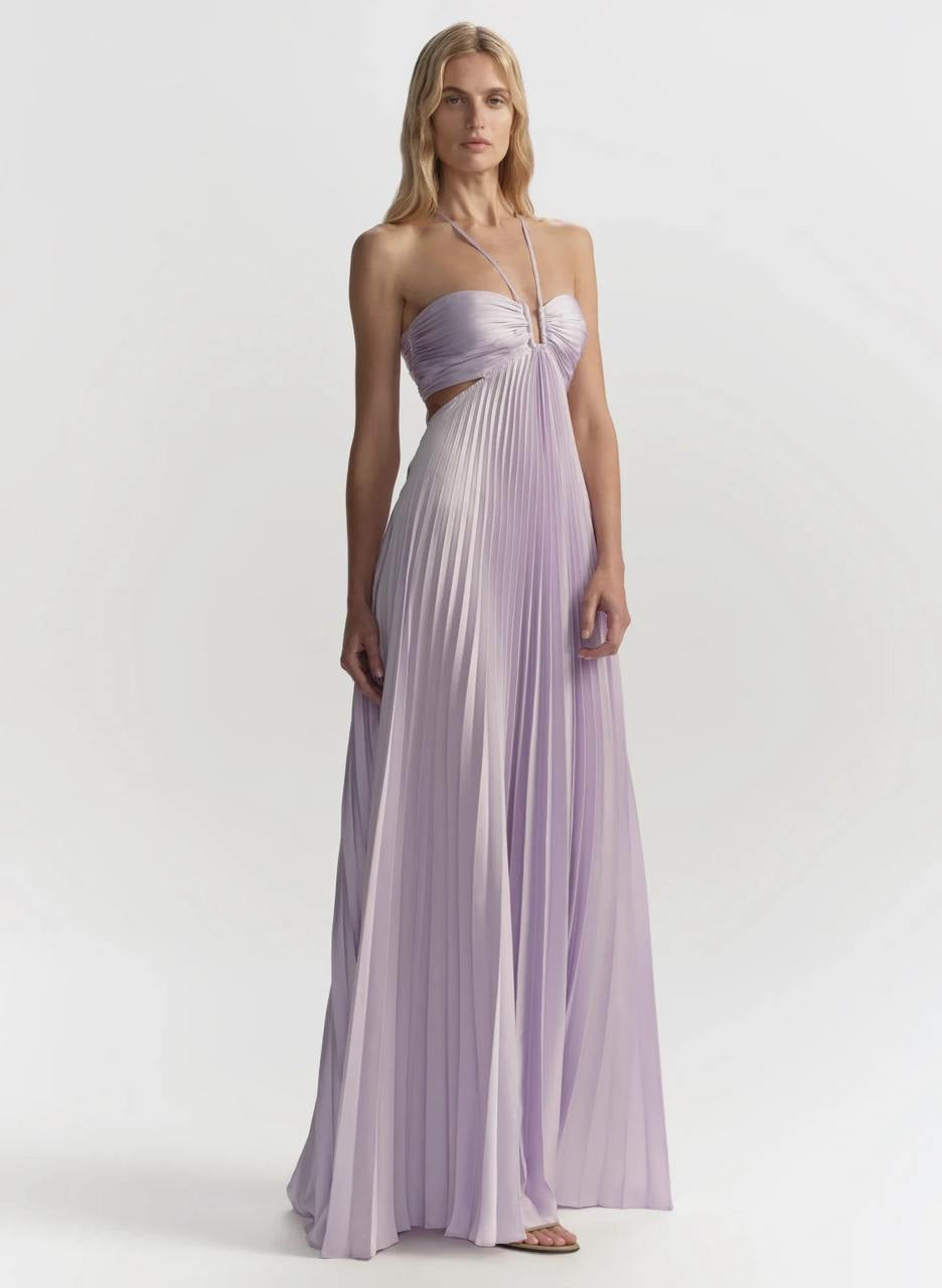 (PART 2/2) 8 Colors! ALC Moira Satin Pleated Maxi Dress