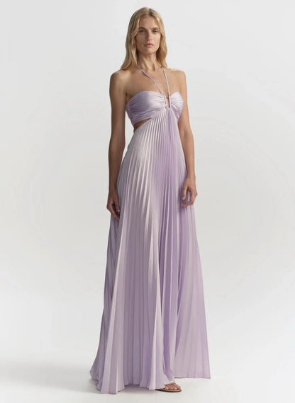 (PART 2/2) 8 Colors! ALC Moira Satin Pleated Maxi Dress