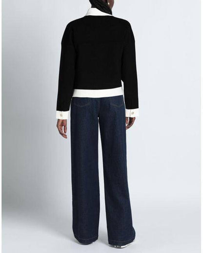 MJ Two Toned Knitted Cardigan