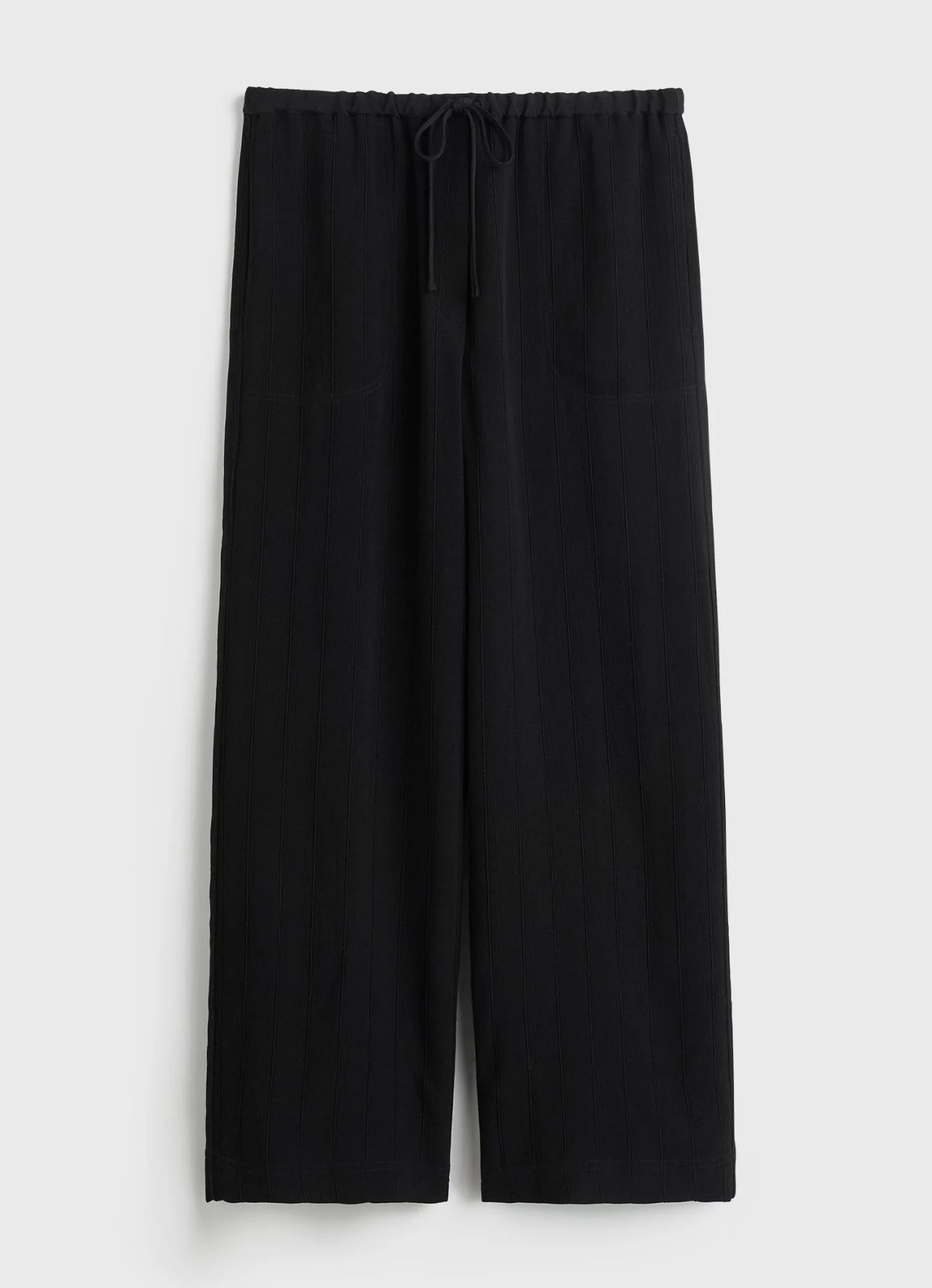 Tot Woven Stripe Top | Pants | Viscose-Linen Set