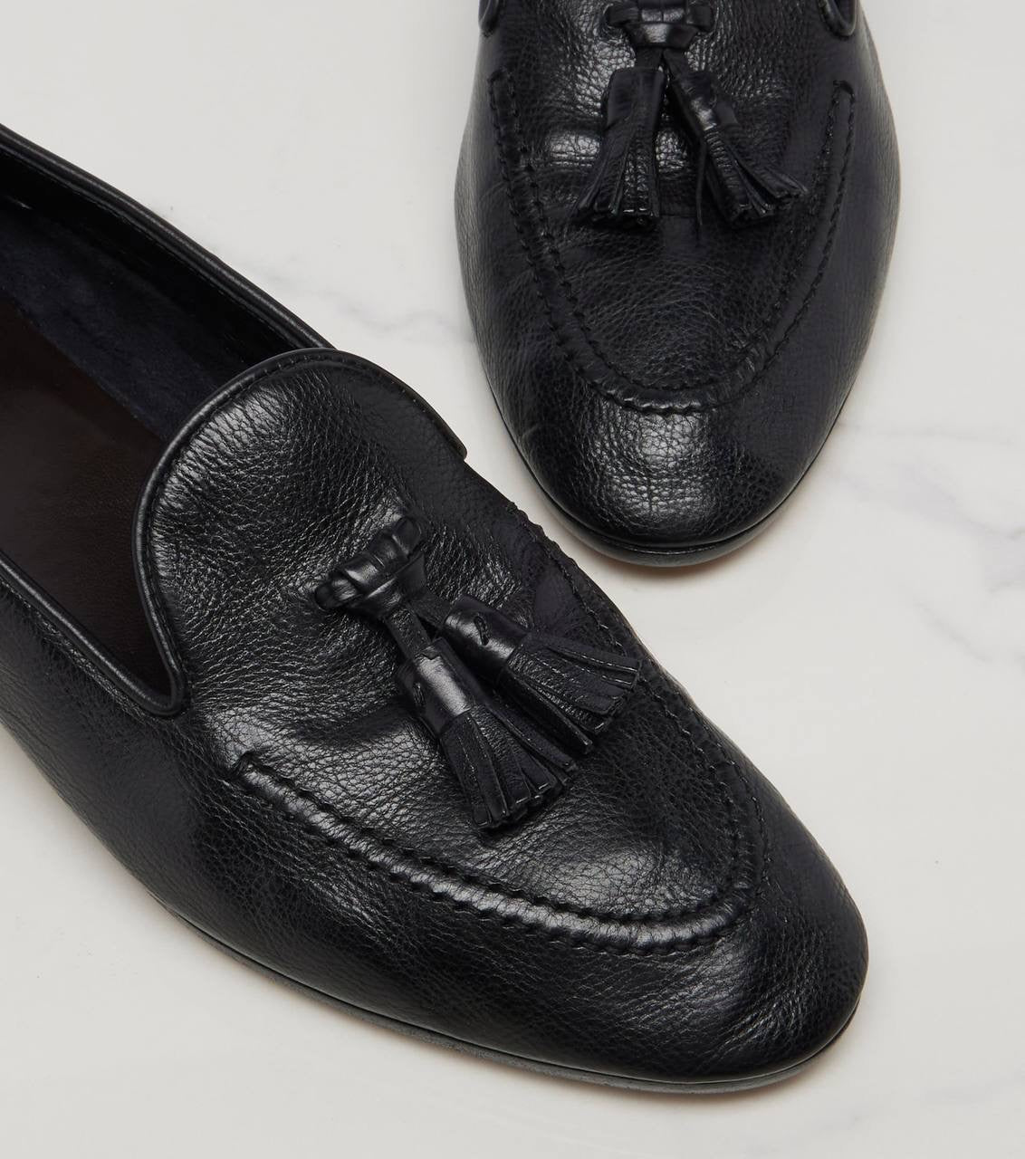 TR Caden Tassel Leather Loafers Shoes