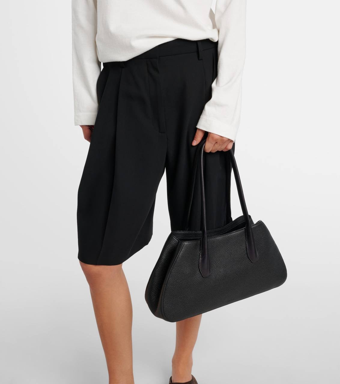 TR Alger Medium Calfskin Saddle Leather Shoulder Bag