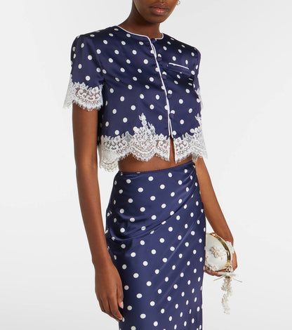 SP Polka Dot Cropped Top | Midi Skirt | Mini Skirt