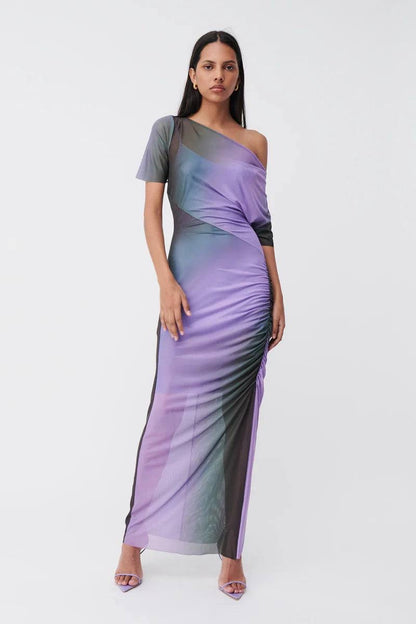 SALE! SB Olafur Draped Cowl Neck Longline Midi Maxi Dress