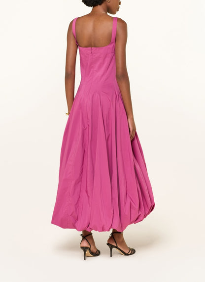 3 Colors! SK Hally Bubble Cotton-blend Midi Dress
